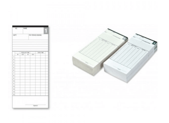 Time Card 300gsm, 100pcs-pack