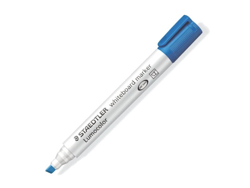 Staedtler Lumocolor White Board Marker Chisel Blue