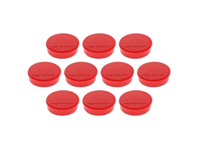 Magnetoplan Discofix Hobby Magnet 10pcs-pack Red