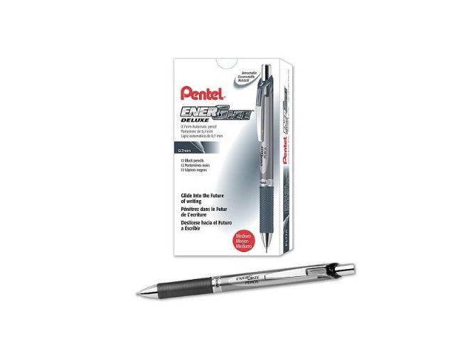 Pentel Pl77 Energize Mechanical Pencil – 0.7mm, Black (Pack Of 12)