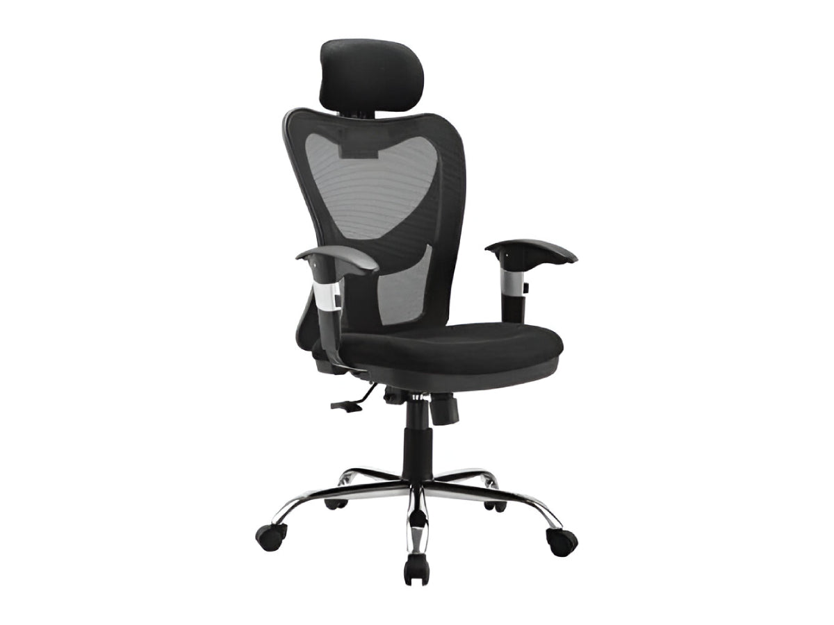 Sunny High Back Chair, Mesh Back & Upholstered Seat