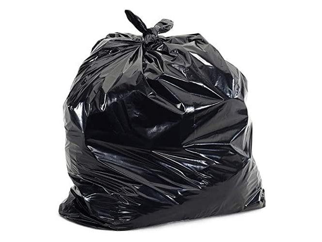 Club Plastic Trash Bags 30 Gallons Black 20pcs/pack
