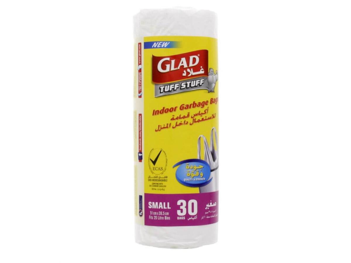Glad Indoor Garbage Bags Small 30 Bags 51 Cm x 39.5 Cm