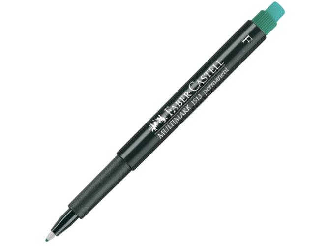 Faber Castell Multimark 1513 Permanent Fine 0.6mm, Green