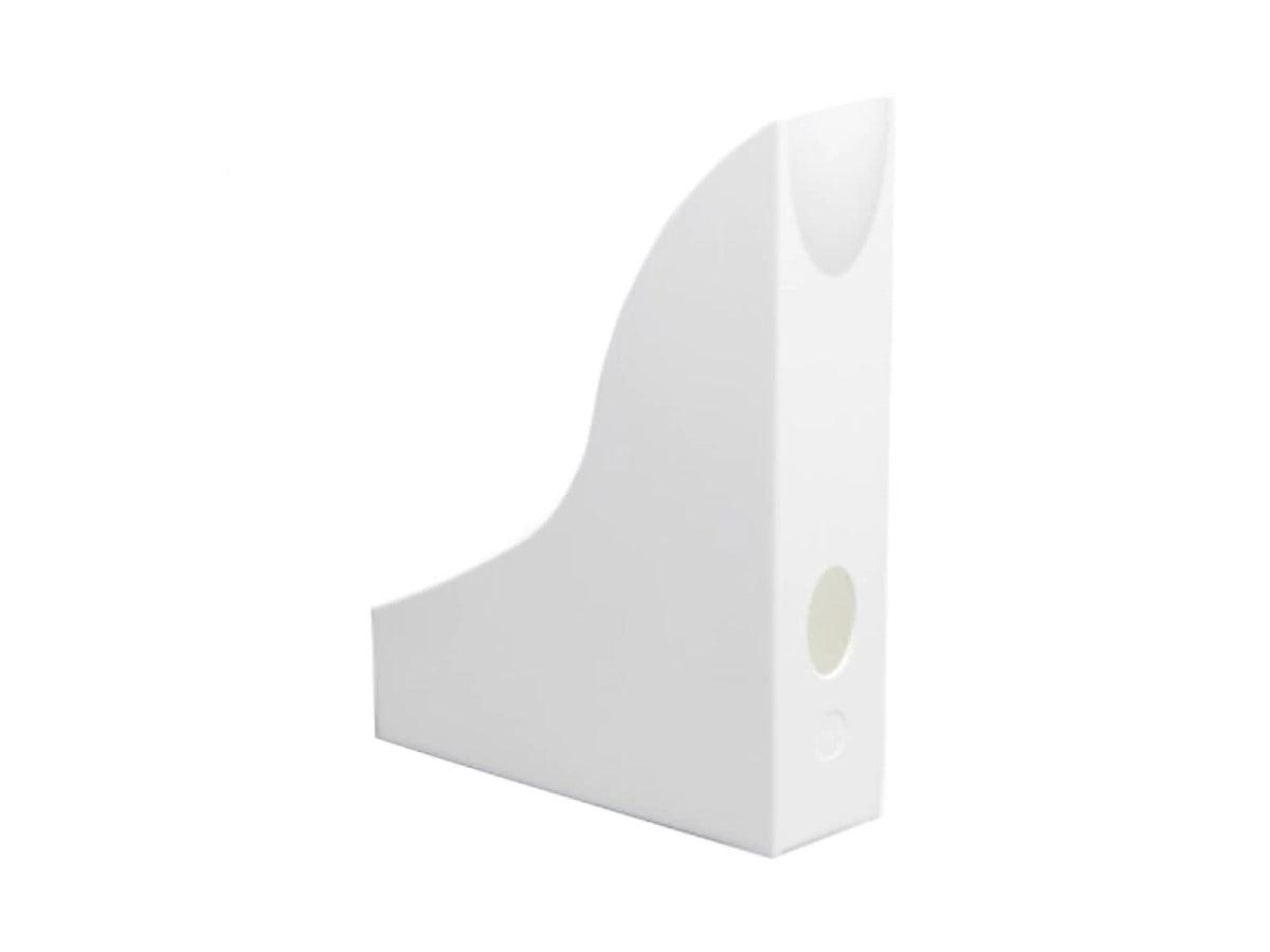 Durable Magazine Rack BASIC, White