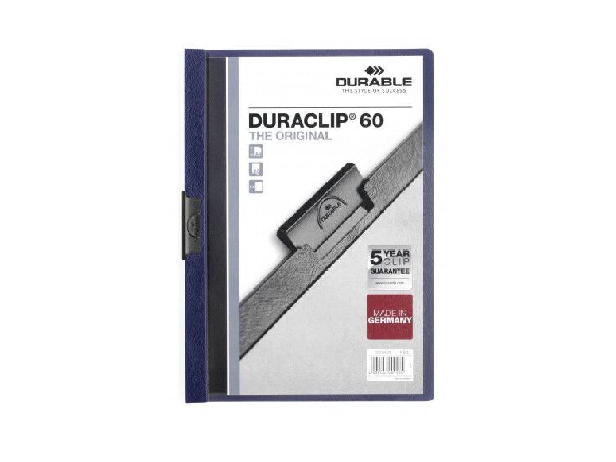 Durable Duraclip 60, A4, Dark Blue