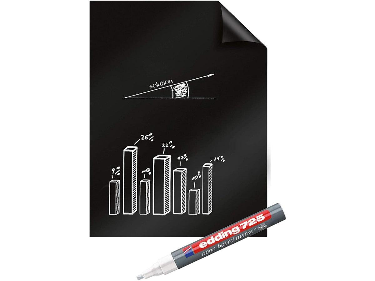 Legamaster Magic Chart, Blackboard Foil, Size: 60x80cm, 25 Sheets+1 marker 7-159200