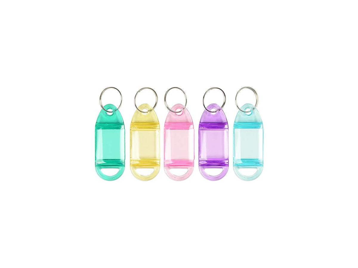 Plastic Key Rings, Assorted Colors, 25pcs/pack¬†