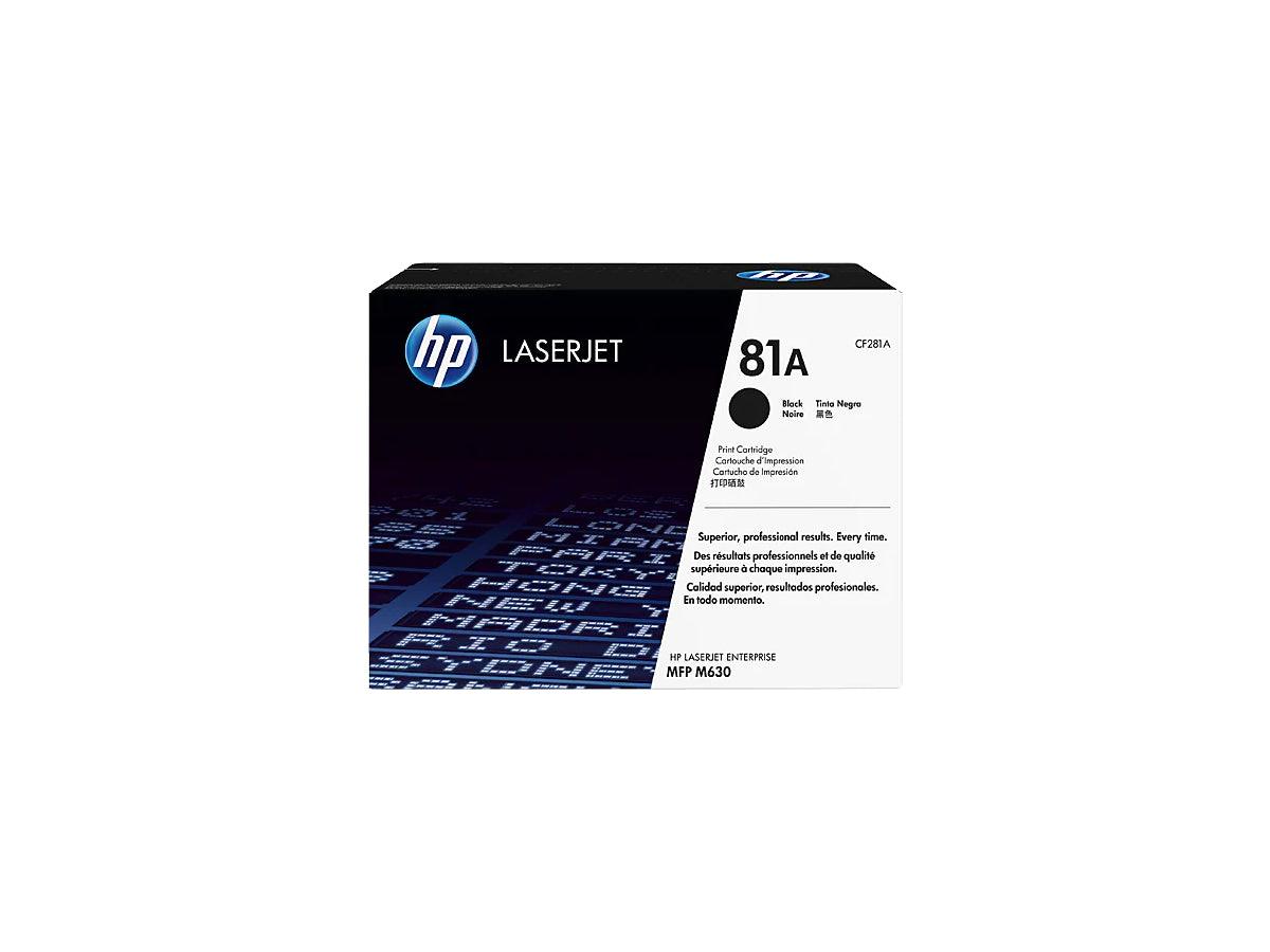 HP 81A Black Original LaserJet Toner Cartridge (CF281A)