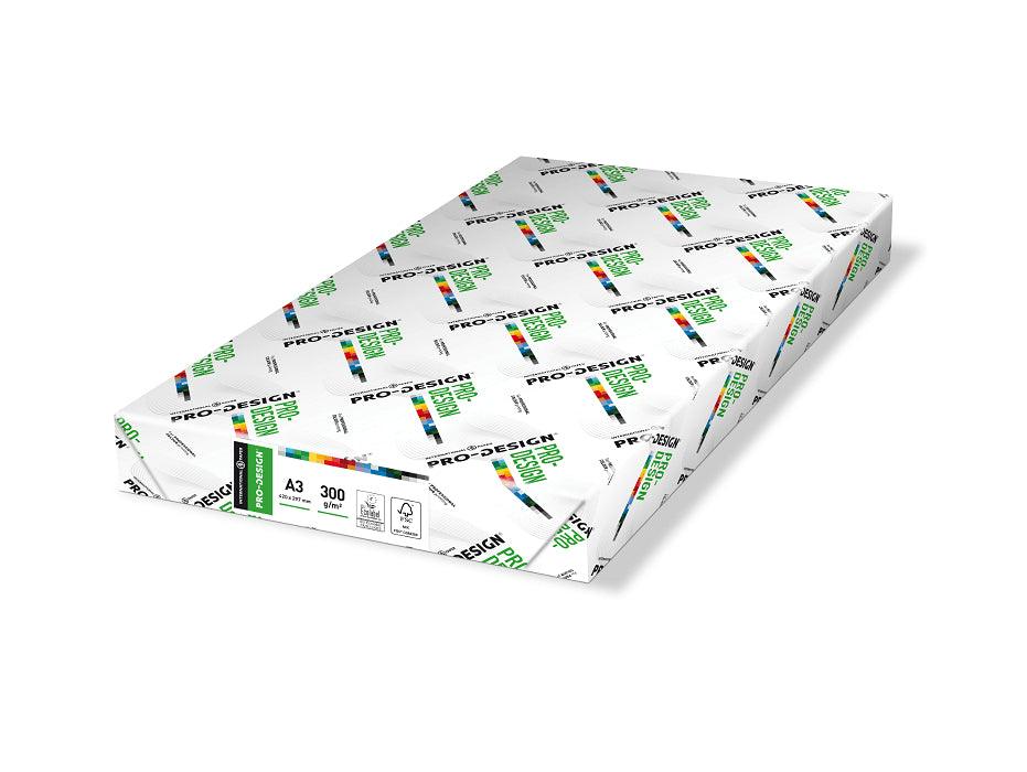 Pro Design Color Laser Copy Paper White A3 Size 300gsm 125sheets/ream