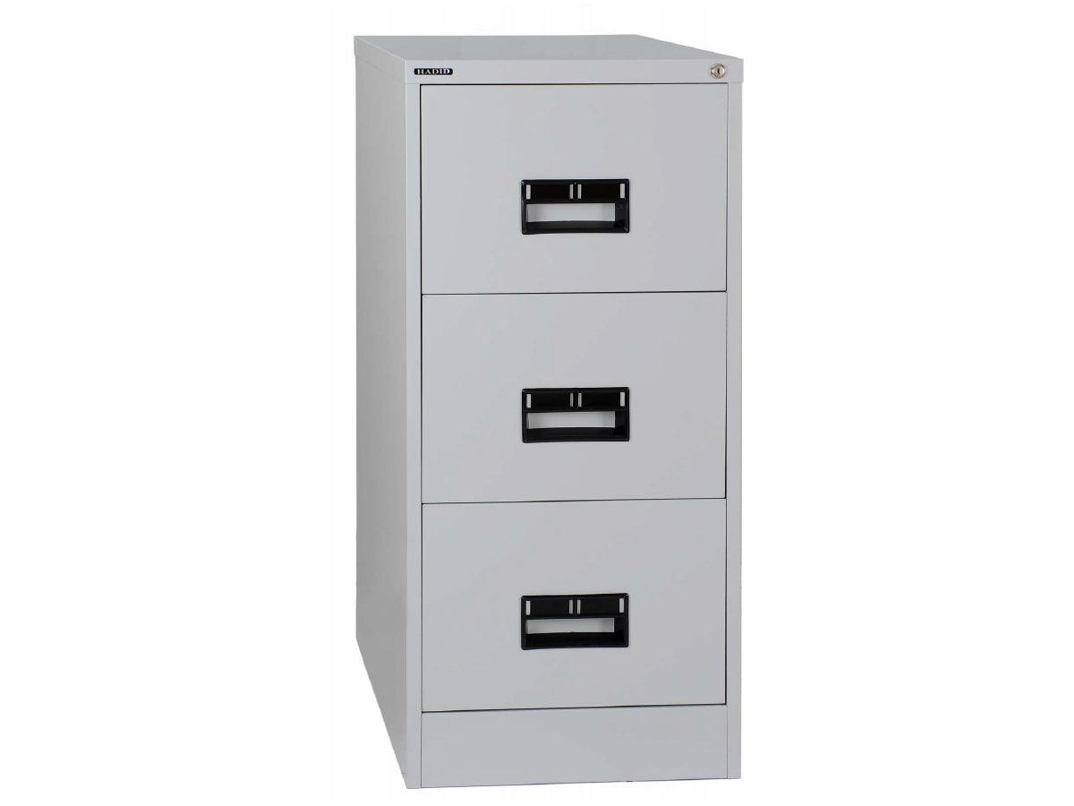 Hadid 3 Drawers Metal Filing Cabinet, White