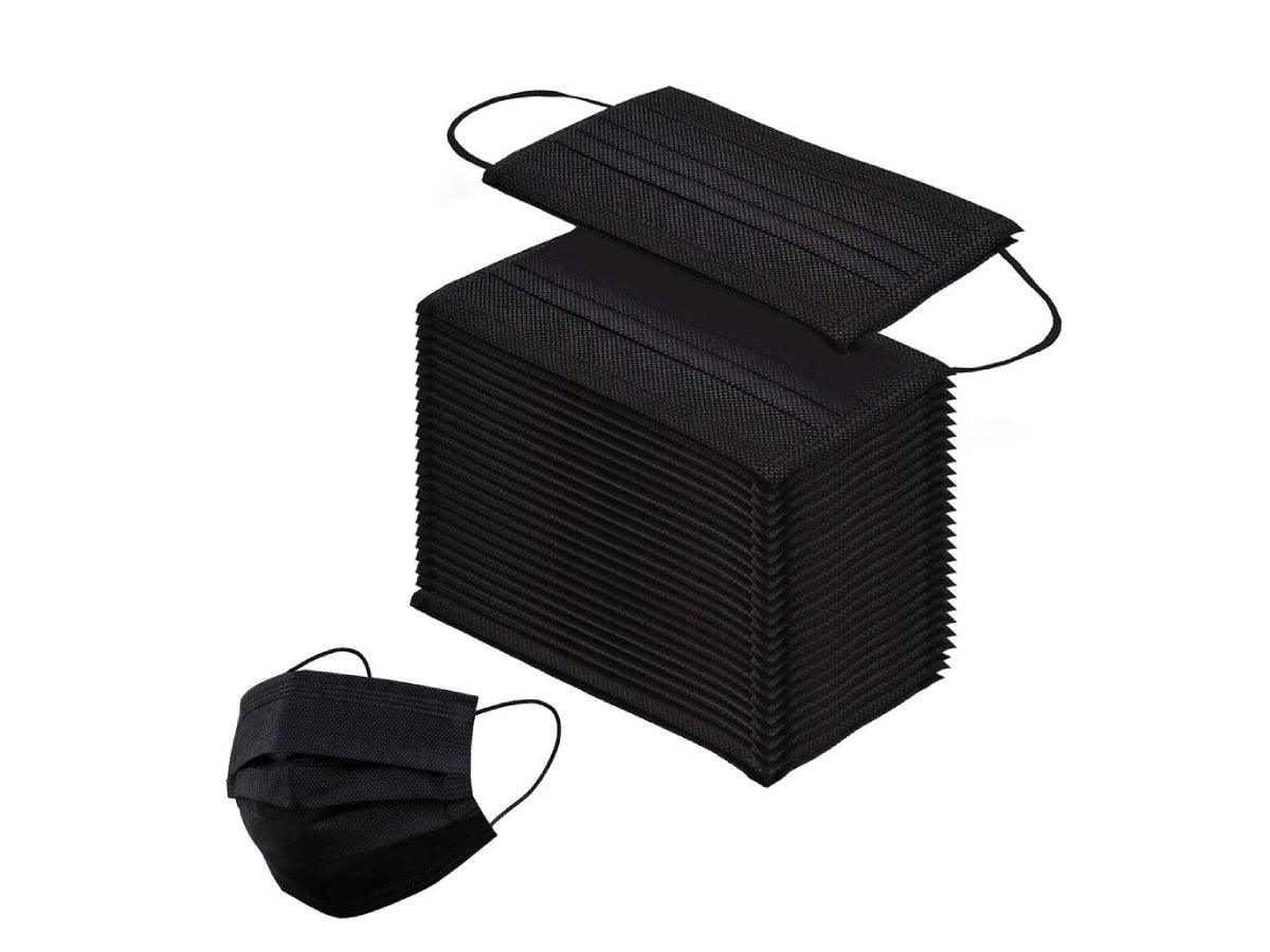 Disposable Face Mask, 50pcs-box – Black