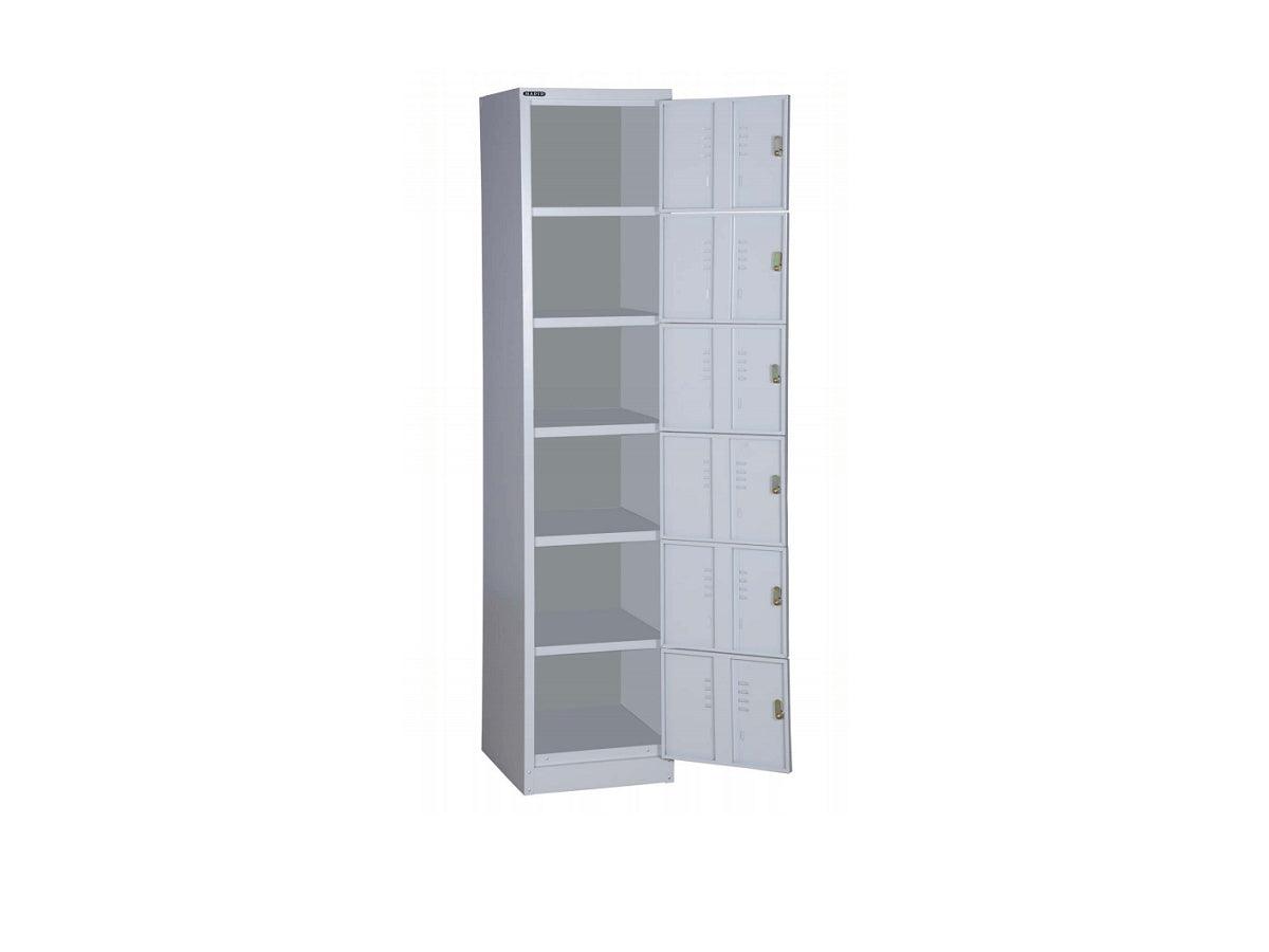 Hadid HD606 Six Tier Locker (0.6mm Steel)