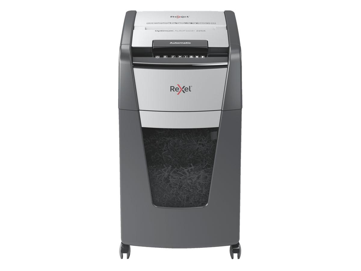 Rexel Optimum AutoFeed+ 225X Automatic Cross Cut Paper Shredder