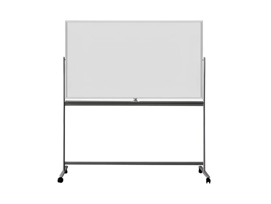 Double Sided Magnetic Whiteboard With Metal Stand & Wheels 900mm x 1500mm (90cm x 150cm)