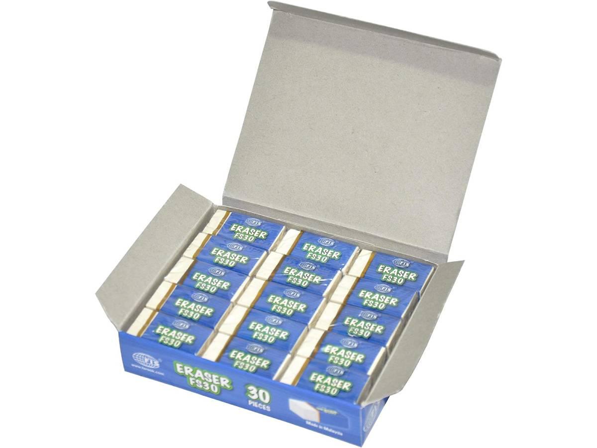 FS-30 Eraser – White, (Box of 30)
