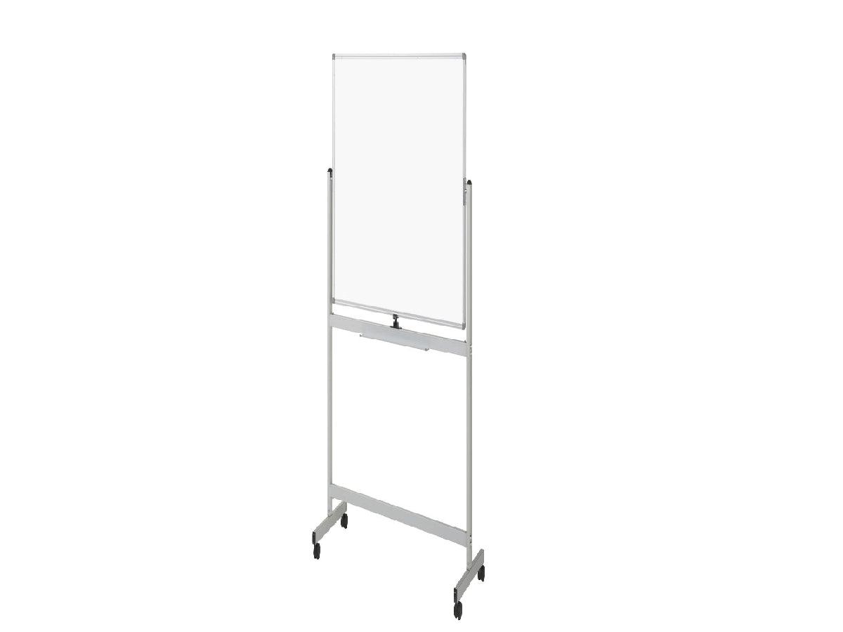Double Sided Magnetic Whiteboard With Metal Stand & Wheels 600mm x 900mm (60cm x 90cm)