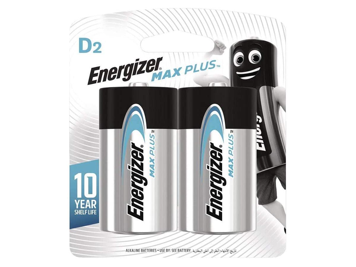 Energizer EP95BP2 Max Plus Battery D – 2pcs/pack
