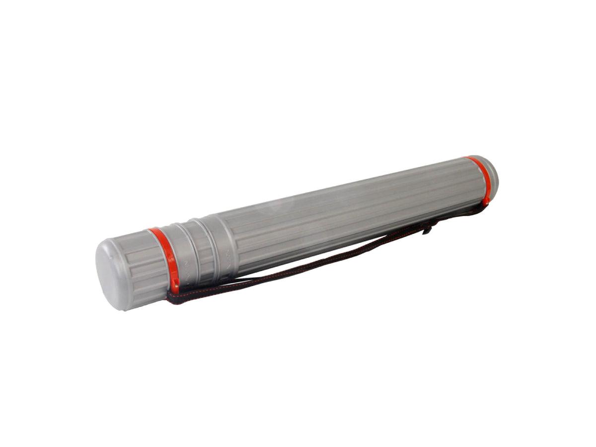 Plastic Drawing Tube 8 x 64-108 cm, Silver