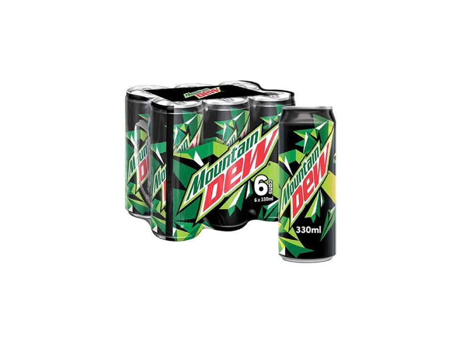 Mountain Dew in Can 330ml 6pcs/pack