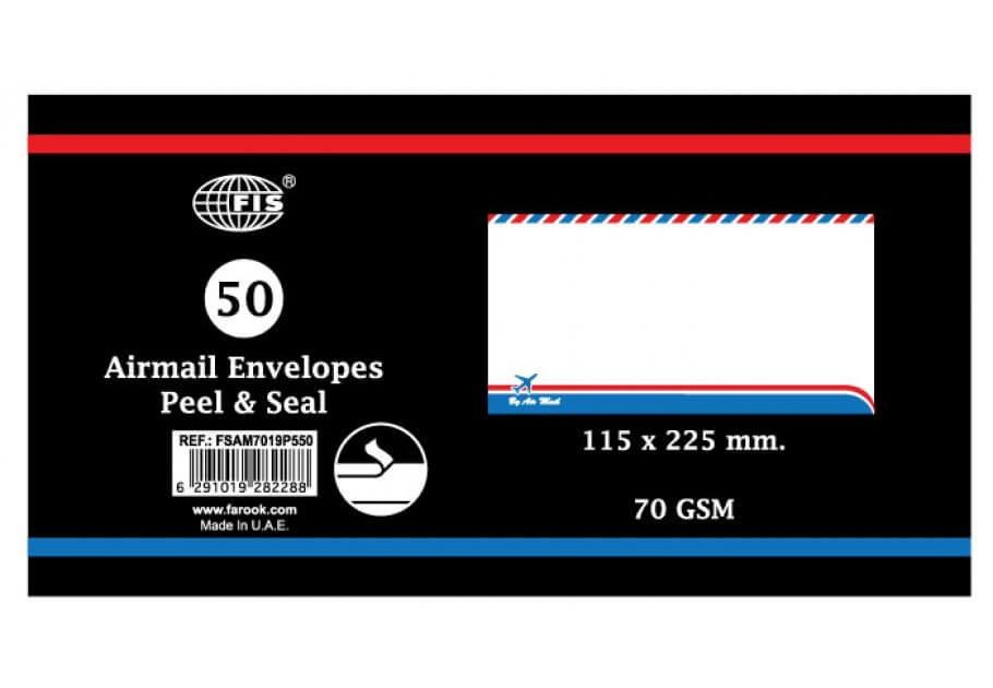 Airmail Envelope(550) – Peel & Seal, 70GSM, (Pack of 50)