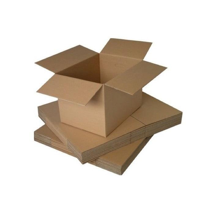 Corrugated Kraft Board Storage Box, 60x60x80cm, Flat packed