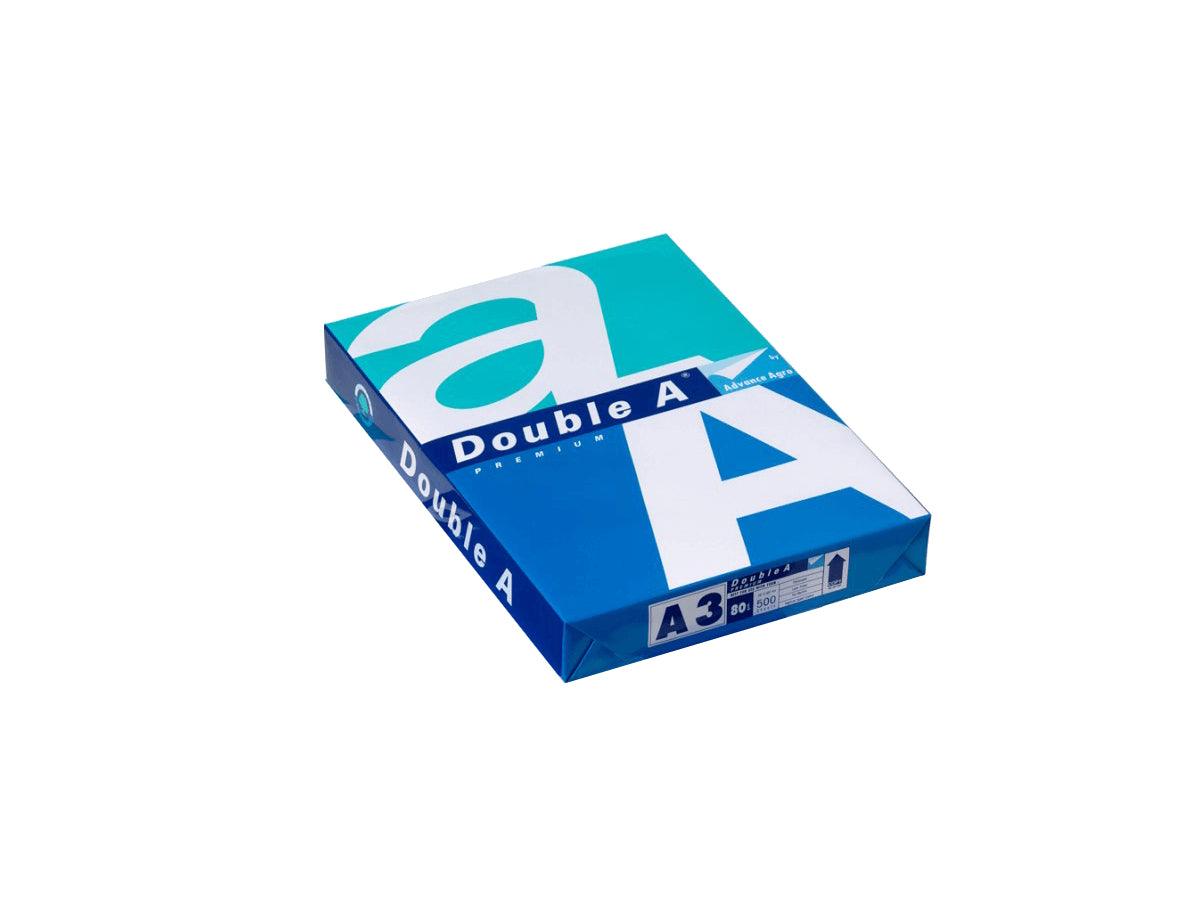 Double A Premium Photocopy Paper, A3 Size, 80 gsm, 500 Sheets / Ream