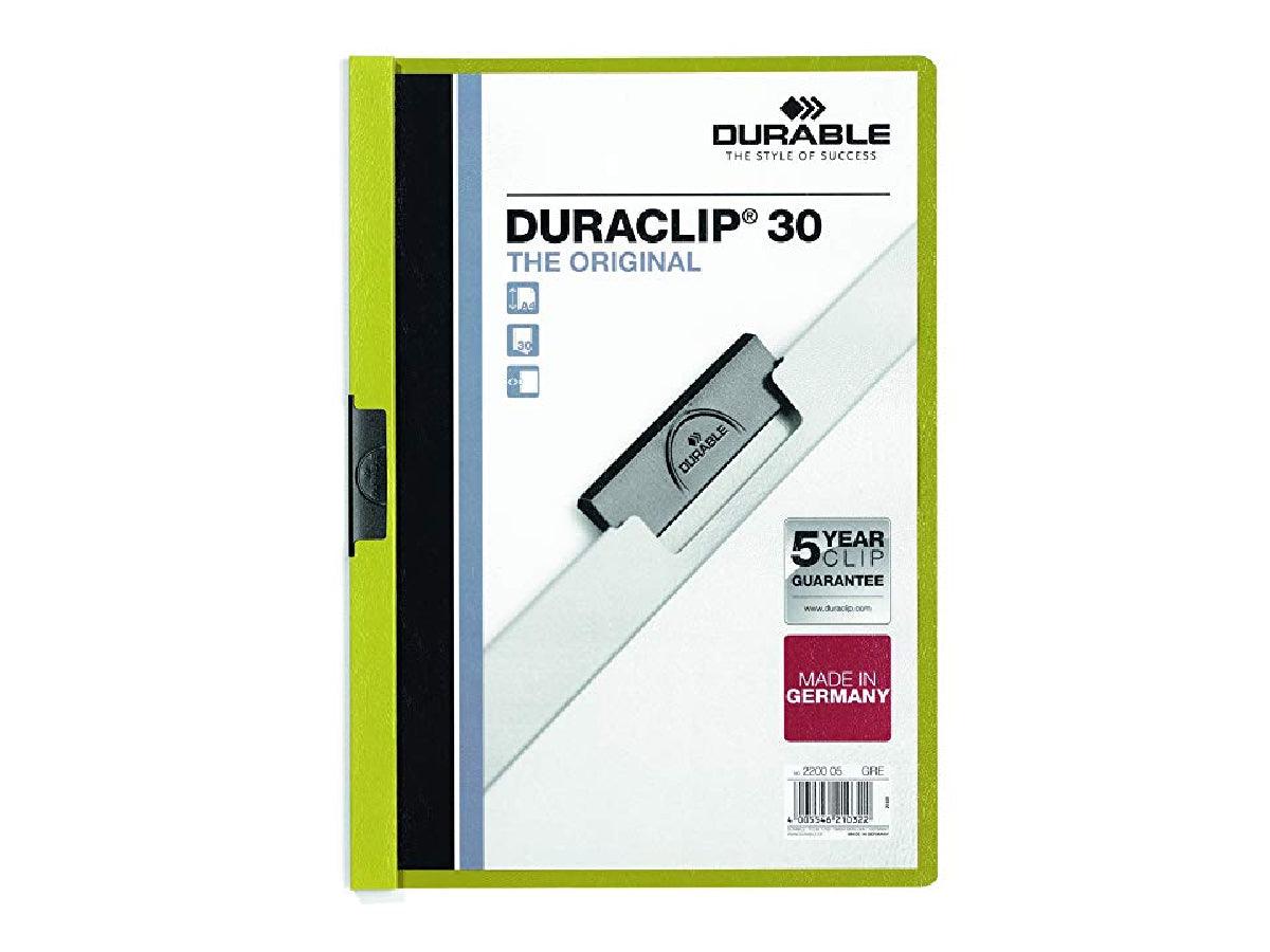 Durable Duraclip 30, A4, Green