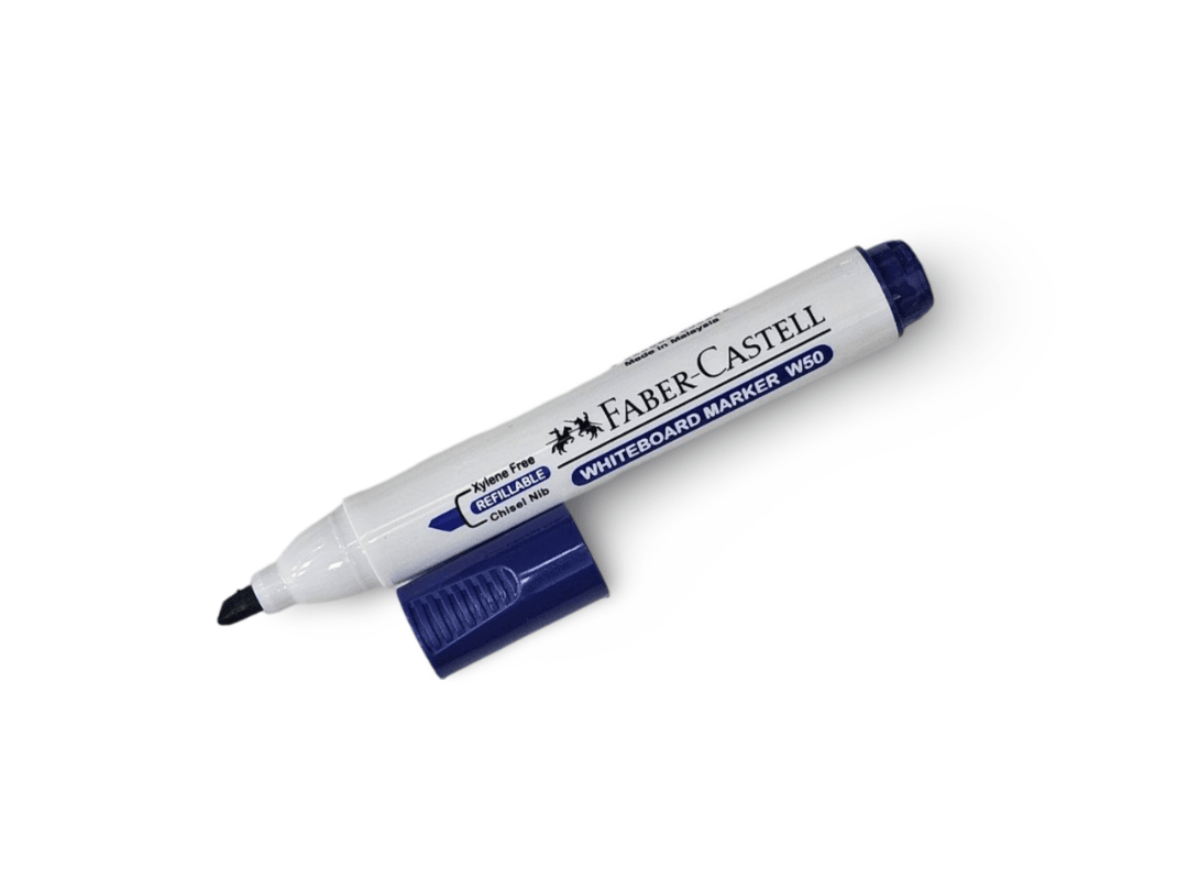 Faber Castell Whiteboard Marker, Chisel Tip, Blue