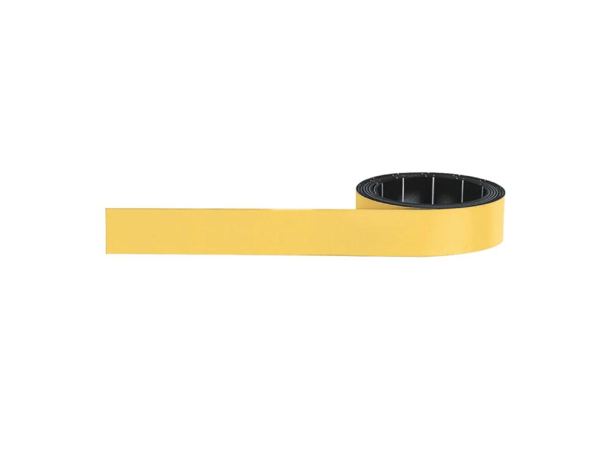 Magnetoplan Magnetic Strips in Rolls 15mm-W 1m-L Yellow Color