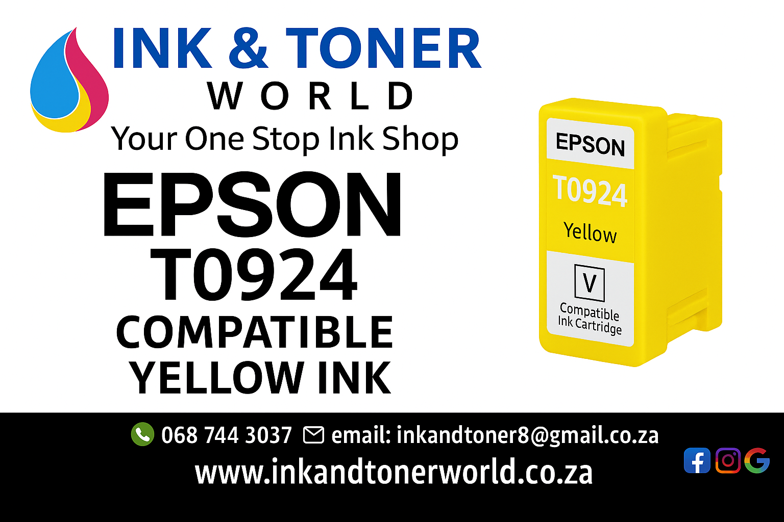 Epson T0924 Yellow Ink Cartridge