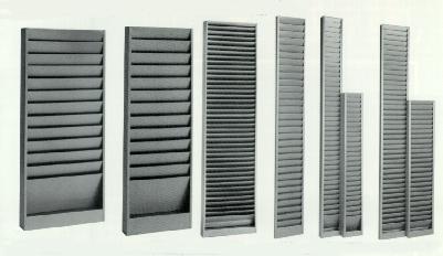 Time Card Rack, 20 Cards Capacity, Beige