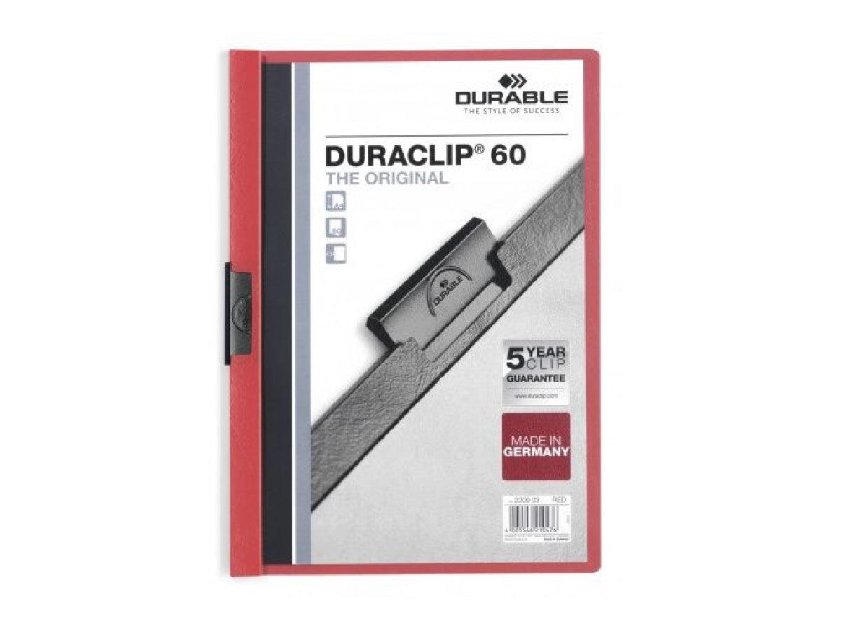 Durable Duraclip 60, A4, Red