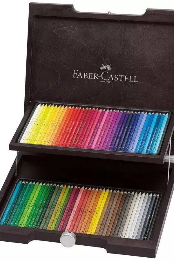 Faber Castell 117572 Albrecht Durer Watercolour Pencil, Wooden Case of 72