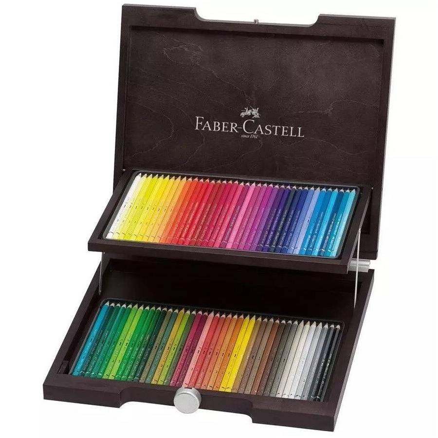 Faber Castell 117572 Albrecht Durer Watercolour Pencil, Wooden Case of 72