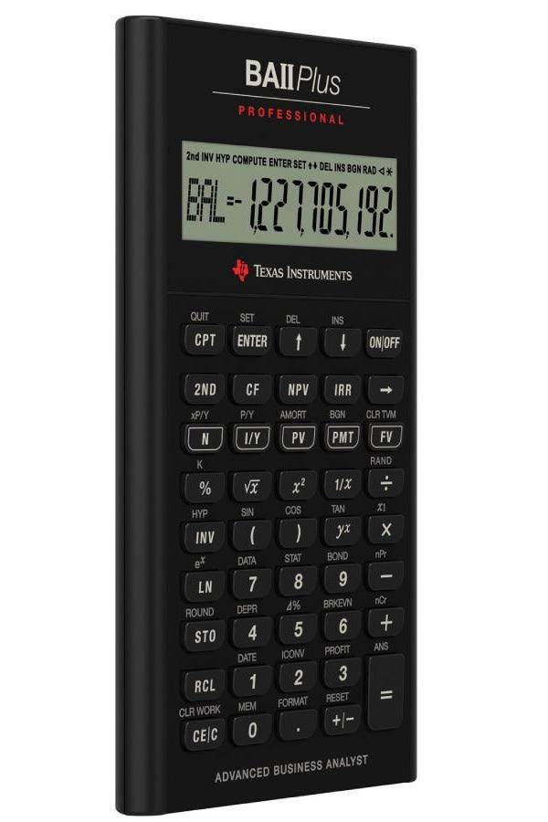 Texas Instruments BAII Plus Professional Calculator