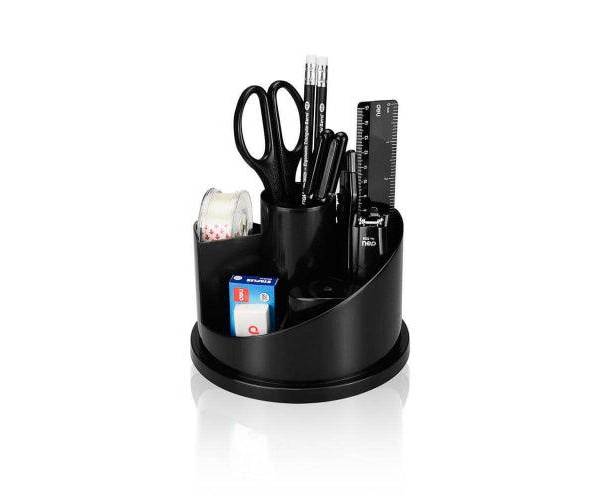 Deli Desk Organizer, Office Butler with 17 Accessories, Black (38251)