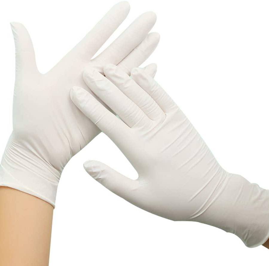 Latex Disposable Gloves Medium 100pcs-pack