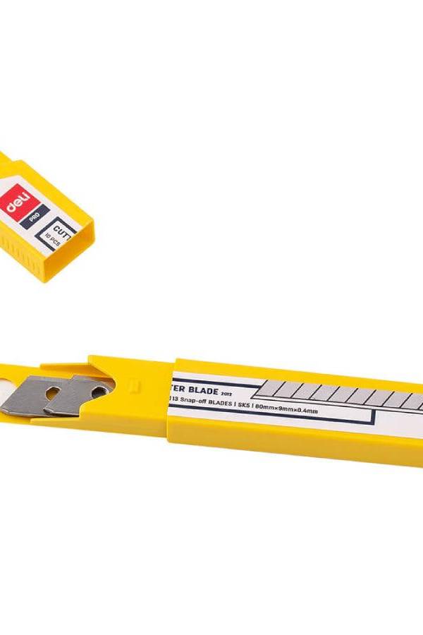 DELI 2012 Cutter Blades, SK5-80mmx9x0.4mm