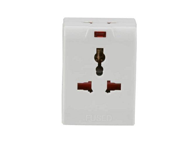 Oshtraco 3 Pin, 1 x 13 Amp Multi, 2 x 2 Pin Adaptor (OTC-944L)