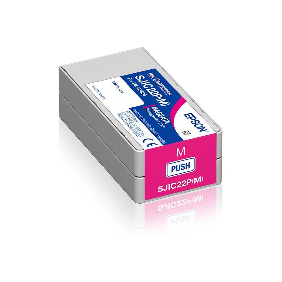 Epson TM-C3500 Magenta Ink Cartridge SJIC22P(M)