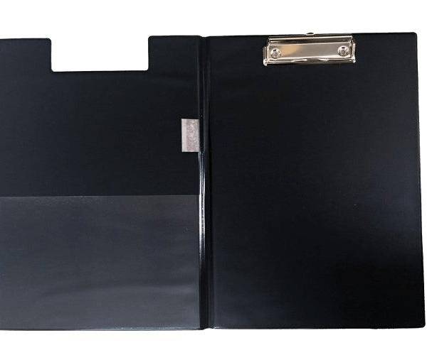 PVC Foldable Clip Board A4, Black