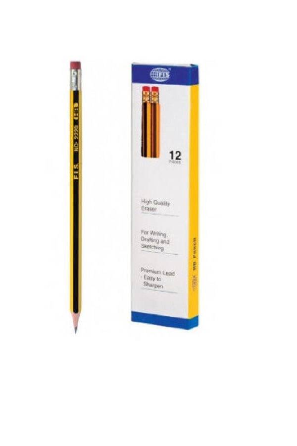 HB Pencil with Eraser Tip 12/box (FSPE2220HB)