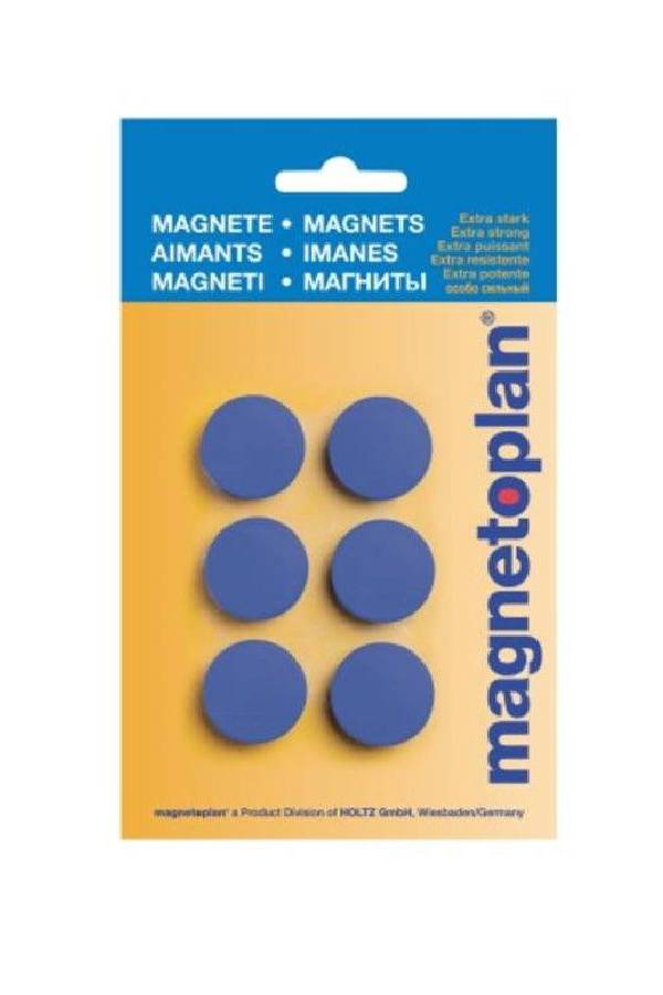 Magnetoplan Discofix Magnet 6pcs-pack Dark Blue COP16645614