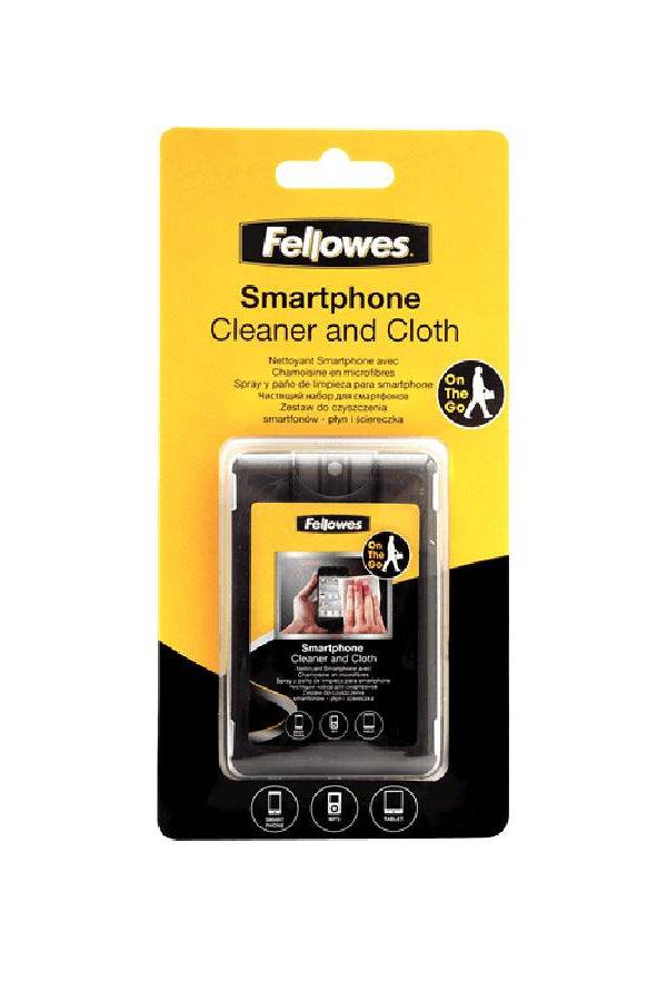 Fellowes Smartphone Cleaner + Microfibre Cloth