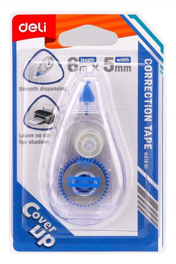 Deli H21801 Correction Tape 6mX5mm