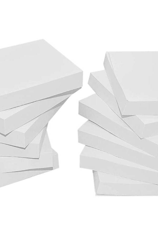 Sticky Note, Colour White, Size 3 x 3 Inch, (100 Sheets x 12 Pieces) – FSPO33WH