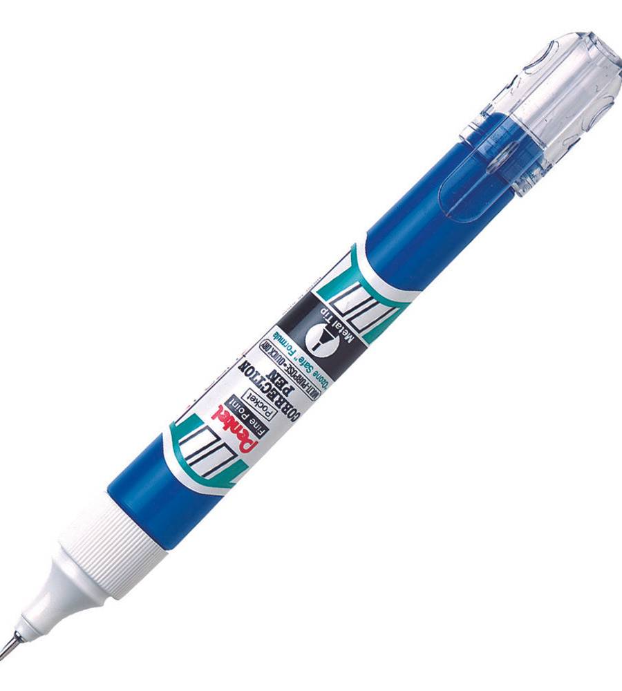 Pentel ZL62 Pocket Micro Correction Pen – 7ml, (Pack of 12)