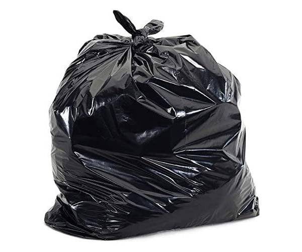 Club Plastic Trash Bags 30 Gallons Black 20pcs/pack