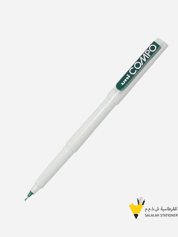 Uni-Ball PIN115 Uni Compo Pen, Green (12pc/Box)